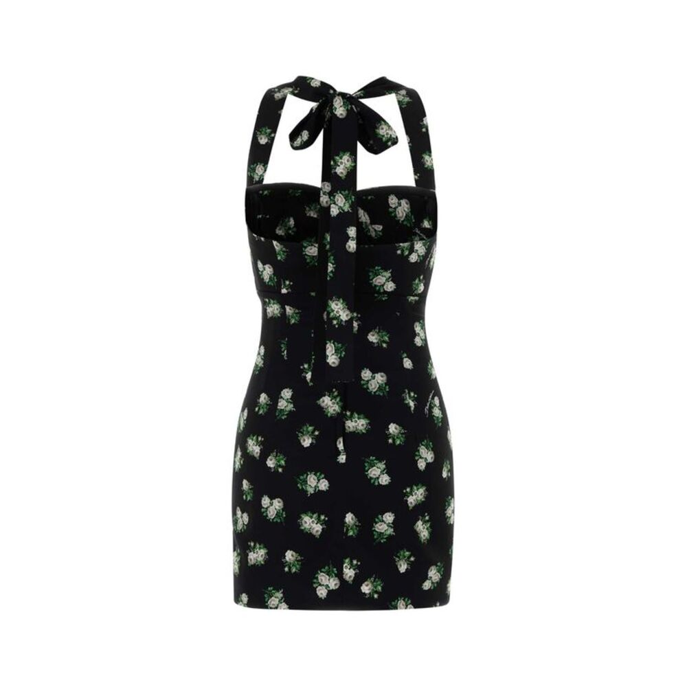 Dolce & Gabbana Women Printed Stretch Crepe Mini Dress - Picture 2 of 2